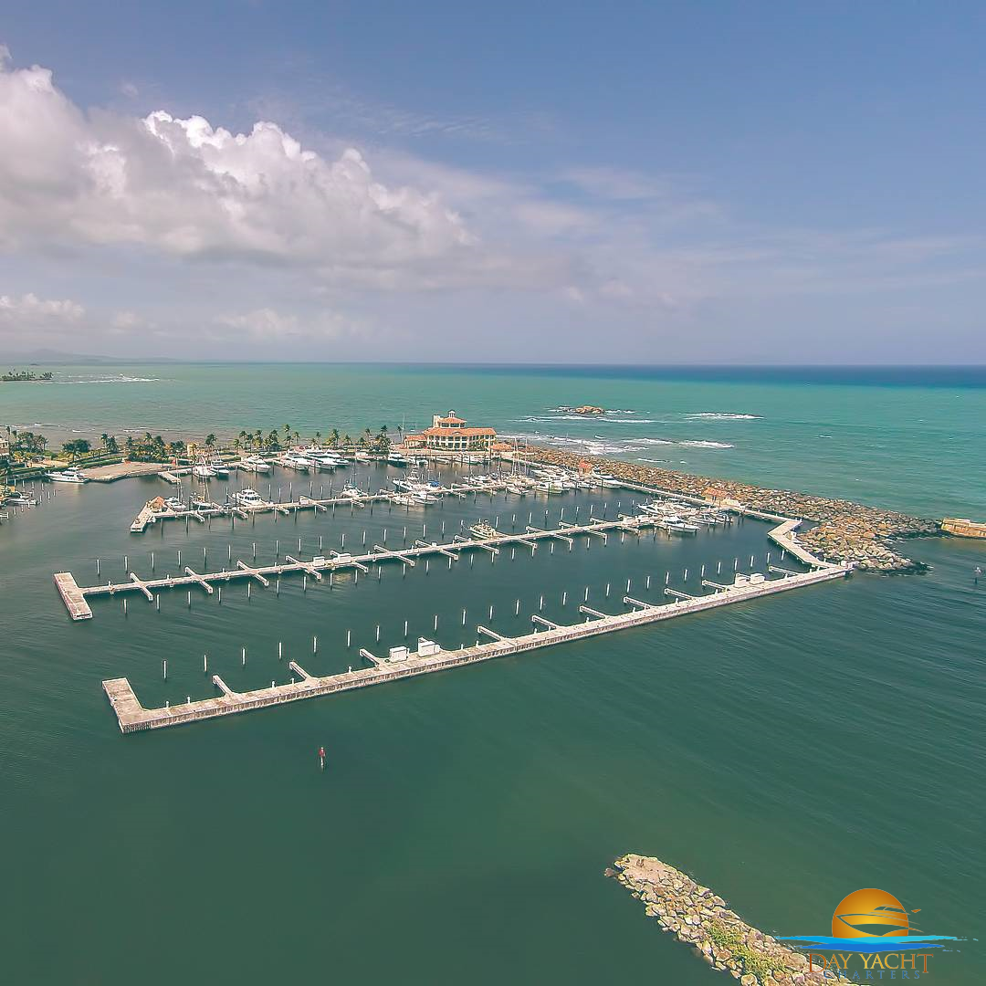Sailing toward Vieques across calm Caribbean seas, Puerto Rico catamaran charter